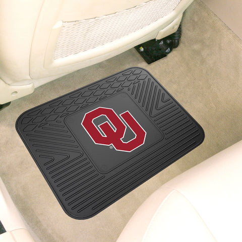 Oklahoma Sooners Back Seat Car Utility Mat - 14in. x 17in.