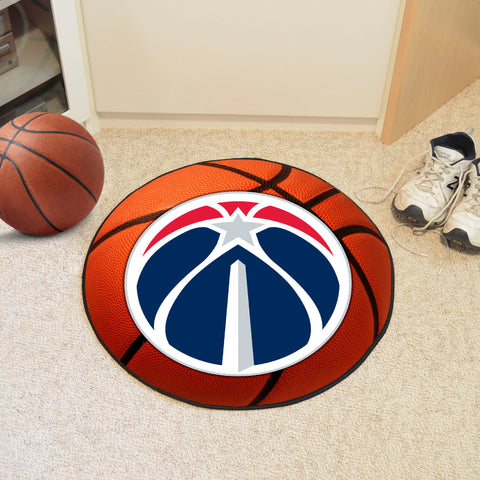 Washington Wizards Basketball Rug - 27in. Diameter