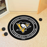 Pittsburgh Penguins Hockey Puck Rug - 27in. Diameter