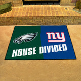 NFL House Divided - Eagles / Giants Rug 34 in. x 42.5 in.