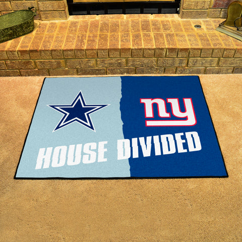 NFL House Divided - Cowboys / Giants Rug 34 in. x 42.5 in.