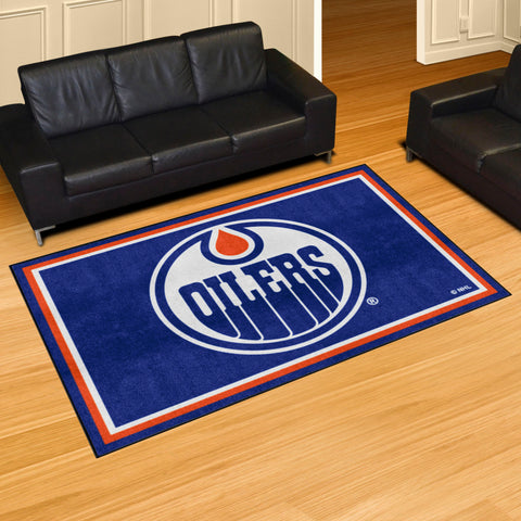 Edmonton Oilers Oilers 5ft. x 8 ft. Plush Area Rug