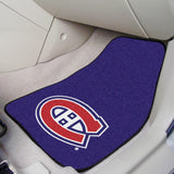 Montreal Canadiens Front Carpet Car Mat Set - 2 Pieces