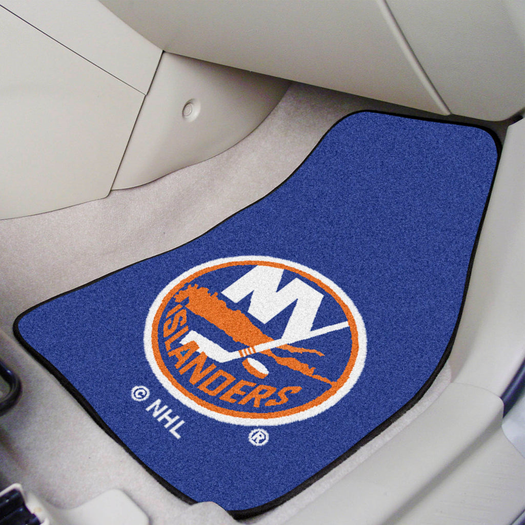 New York Islanders Front Carpet Car Mat Set - 2 Pieces