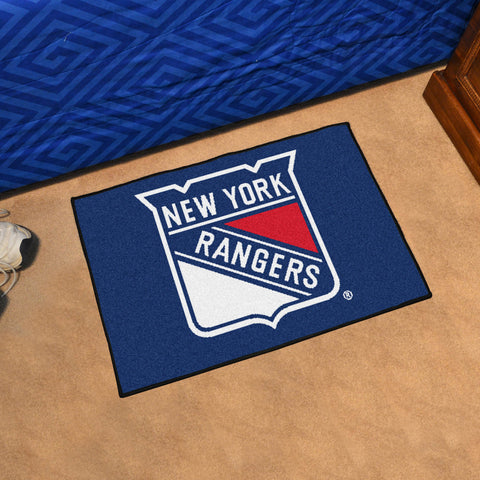 New York Rangers Starter Mat Accent Rug - 19in. x 30in.