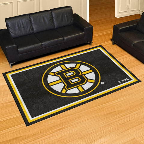 Boston Bruins Bruins 5ft. x 8 ft. Plush Area Rug