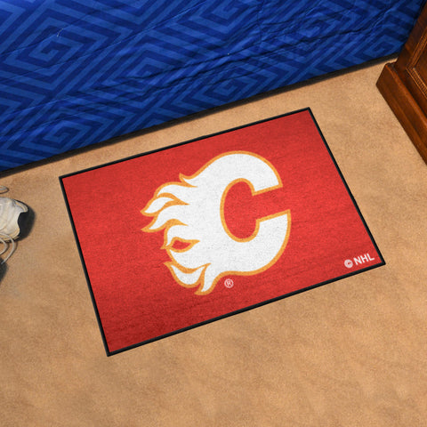 Calgary Flames Starter Mat Accent Rug - 19in. x 30in.