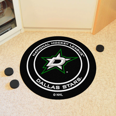 Dallas Stars Hockey Puck Rug - 27in. Diameter