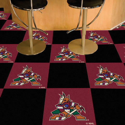 Arizona Coyotes Team Carpet Tiles - 45 Sq Ft.