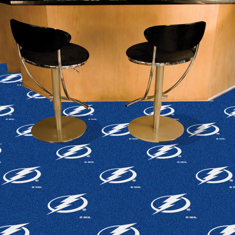 Tampa Bay Lightning Team Carpet Tiles - 45 Sq Ft.