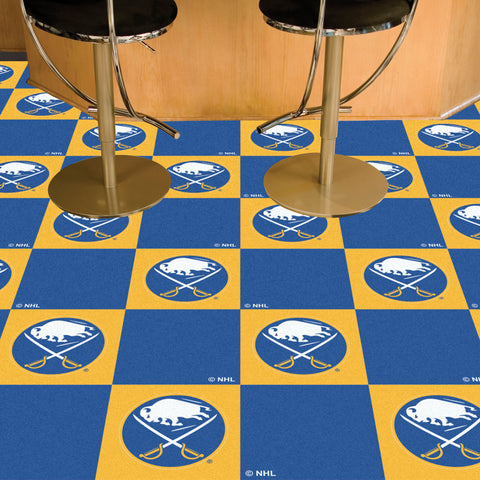 Buffalo Sabres Team Carpet Tiles - 45 Sq Ft.