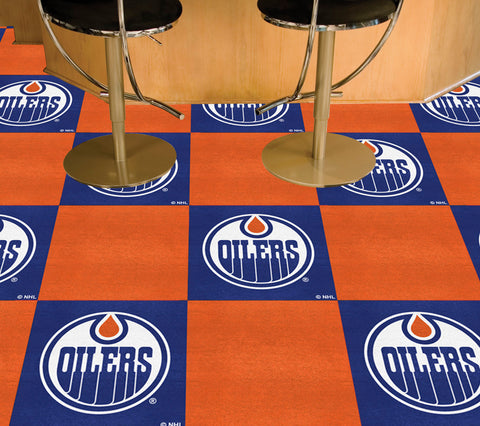 Edmonton Oilers Oilers Team Carpet Tiles - 45 Sq Ft.