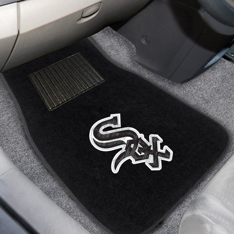 Chicago White Sox Embroidered Car Mat Set - 2 Pieces