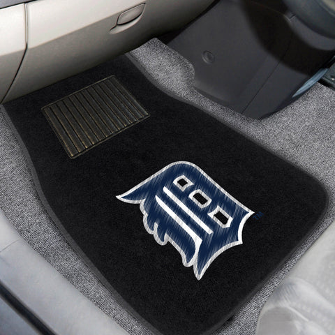 Detroit Tigers Embroidered Car Mat Set - 2 Pieces
