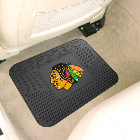 Chicago Blackhawks Back Seat Car Utility Mat - 14in. x 17in.