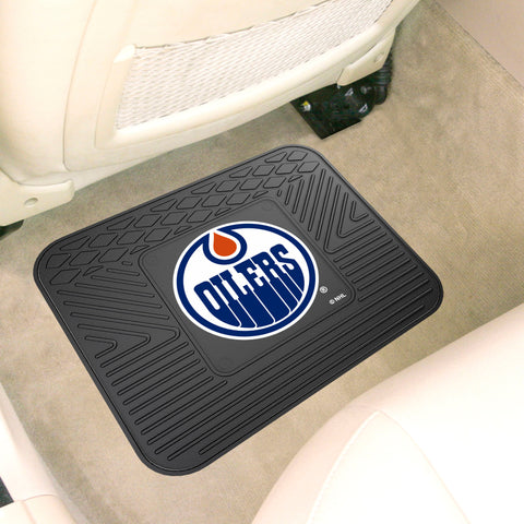Edmonton Oilers Oilers Back Seat Car Utility Mat - 14in. x 17in.