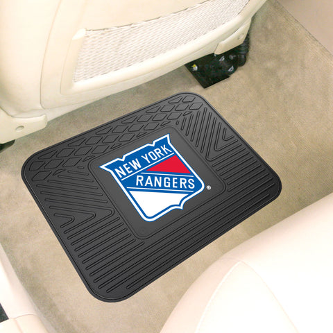 New York Rangers Back Seat Car Utility Mat - 14in. x 17in.