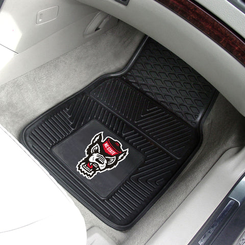 NC State Wolfpack Heavy Duty Car Mat Set - 2 Pieces