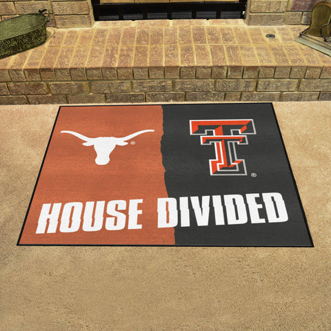 House Divided - Texas / Texas Tech Rug 34 in. x 42.5 in.