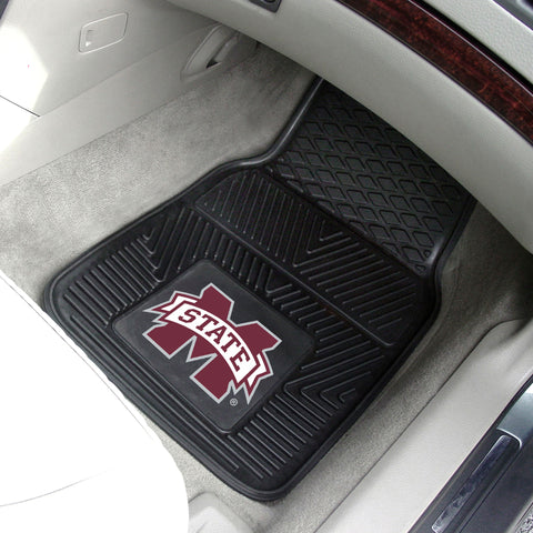Mississippi State Bulldogs Heavy Duty Car Mat Set - 2 Pieces