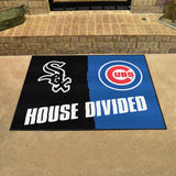 MLB House Divided - White Sox / Cubs Rug 34 in. x 42.5 in.