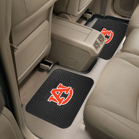 Auburn Tigers Back Seat Car Utility Mats - 2 Piece Set