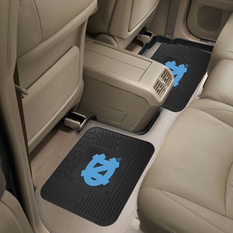 North Carolina Tar Heels Back Seat Car Utility Mats - 2 Piece Set