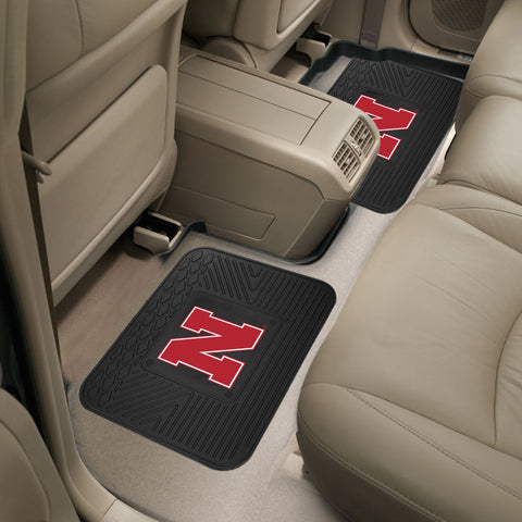 Nebraska Cornhuskers Back Seat Car Utility Mats - 2 Piece Set