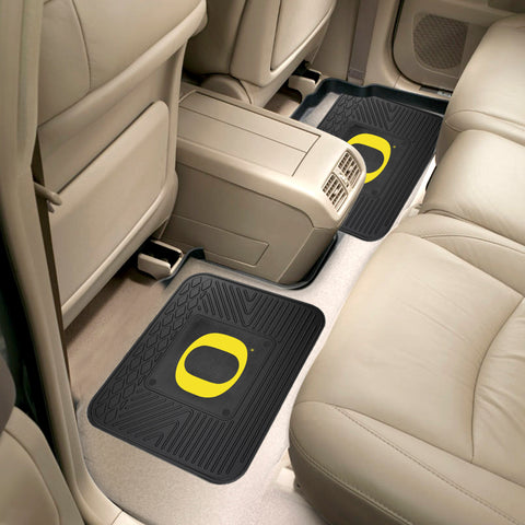 Oregon Ducks Back Seat Car Utility Mats - 2 Piece Set