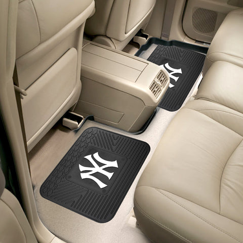 New York Yankees Back Seat Car Utility Mats - 2 Piece Set