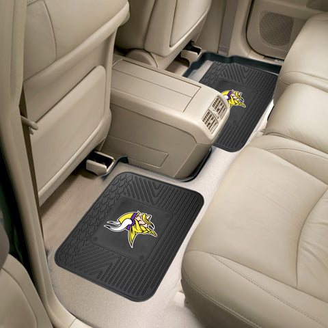 Minnesota Vikings Back Seat Car Utility Mats - 2 Piece Set