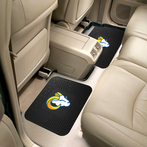 Los Angeles Rams Back Seat Car Utility Mats - 2 Piece Set