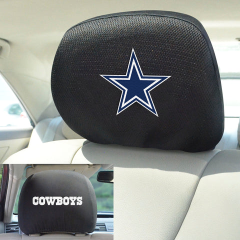 Dallas Cowboys Embroidered Head Rest Cover Set - 2 Pieces