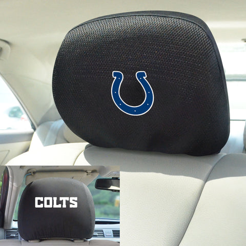 Indianapolis Colts Embroidered Head Rest Cover Set - 2 Pieces
