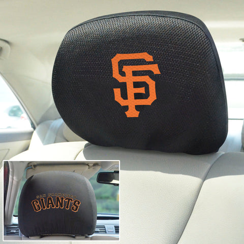 San Francisco Giants Embroidered Head Rest Cover Set - 2 Pieces