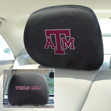 Texas A&M Aggies Embroidered Head Rest Cover Set - 2 Pieces