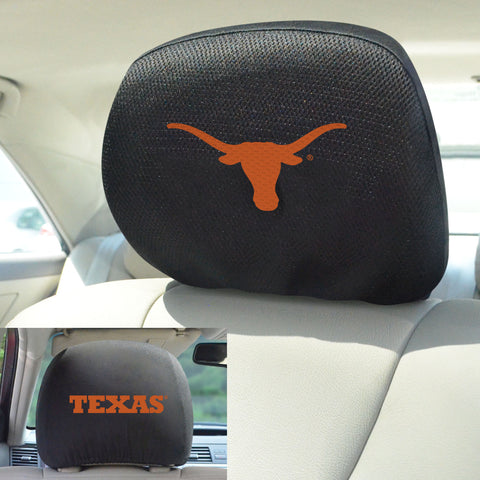 Texas Longhorns Embroidered Head Rest Cover Set - 2 Pieces