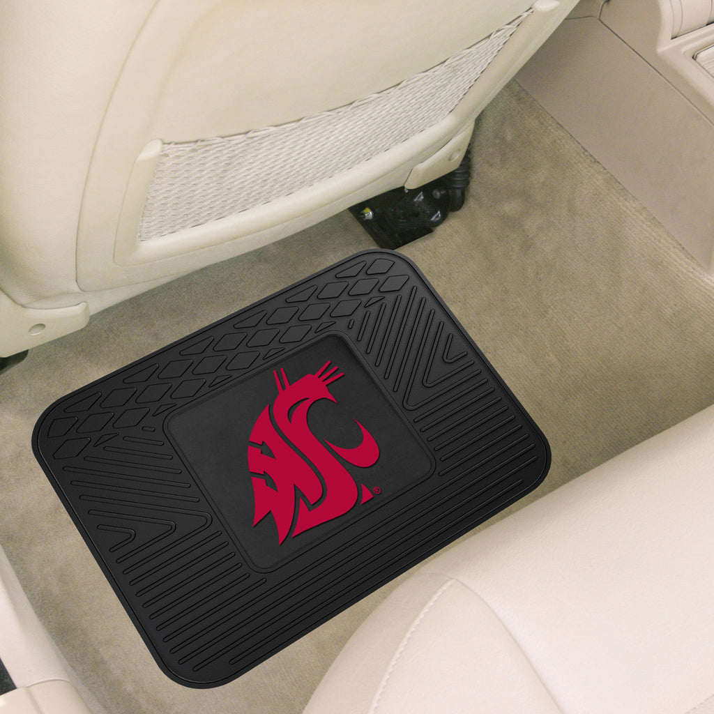 Washington State Cougars Back Seat Car Utility Mat - 14in. x 17in.