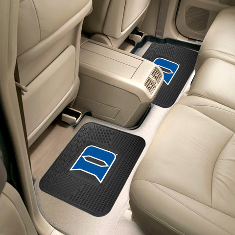 Duke Blue Devils Back Seat Car Utility Mats - 2 Piece Set