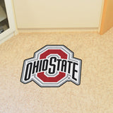 Ohio State Buckeyes Mascot Rug, O Logo