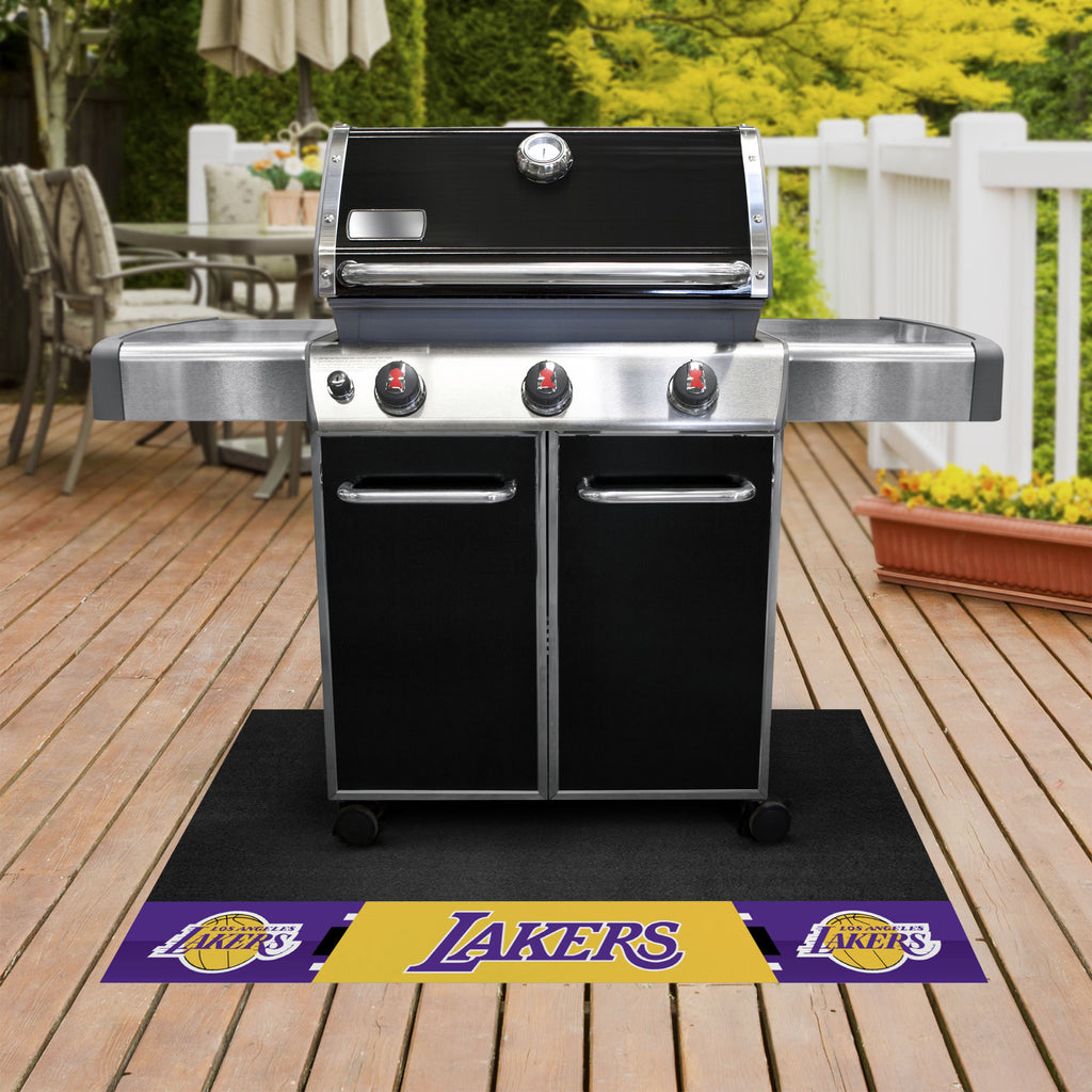 Los Angeles Lakers Vinyl Grill Mat - 26in. x 42in.