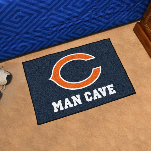 Chicago Bears Man Cave Starter Mat Accent Rug - 19in. x 30in.