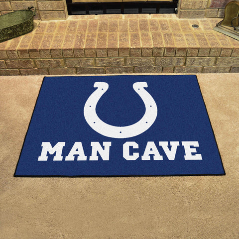 Indianapolis Colts Man Cave All-Star Rug - 34 in. x 42.5 in.