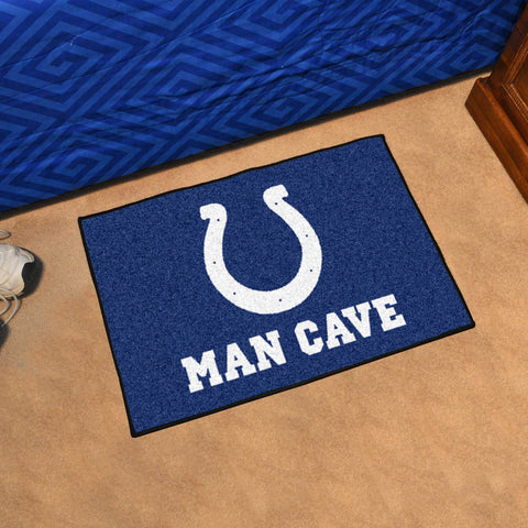 Indianapolis Colts Man Cave Starter Mat Accent Rug - 19in. x 30in.