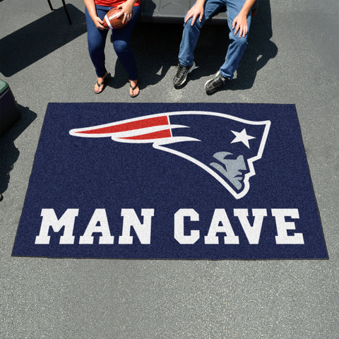 New England Patriots Man Cave Ulti-Mat Rug - 5ft. x 8ft.