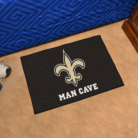 New Orleans Saints Man Cave Starter Mat Accent Rug - 19in. x 30in.