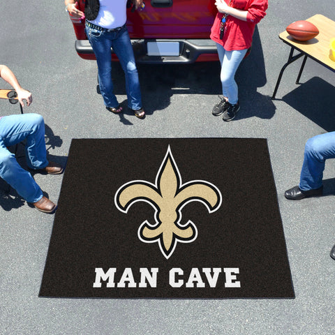 New Orleans Saints Man Cave Tailgater Rug - 5ft. x 6ft.