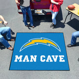 Los Angeles Chargers Man Cave Tailgater Rug - 5ft. x 6ft.