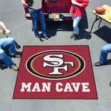 San Francisco 49ers Man Cave Tailgater Rug - 5ft. x 6ft.