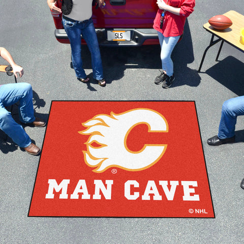 Calgary Flames Man Cave Tailgater Rug - 5ft. x 6ft.